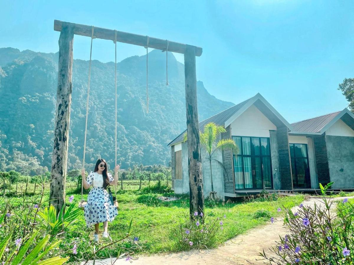 Vangvieng Angsavanh Resort Vang Vieng Luaran gambar